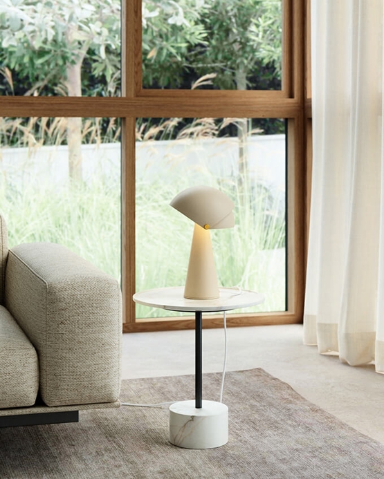 Align lampa stołowa, beżowa