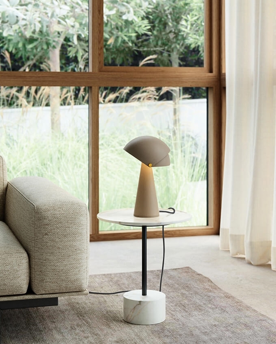 Align lampa stołowa, brązowa