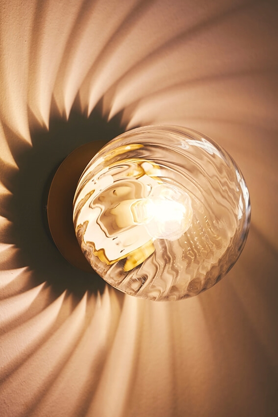 Chisell kinkiet, mosiądz