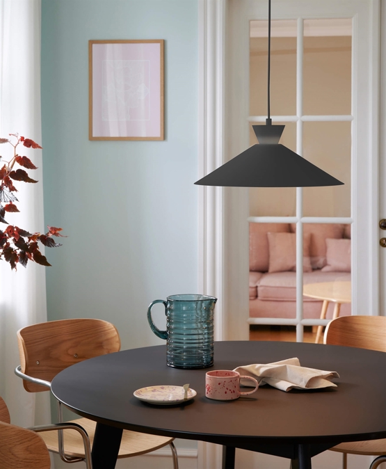 Dial 45 lampa wisząca, czarna