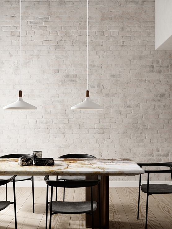 Nori 39 lampa wisząca, biała