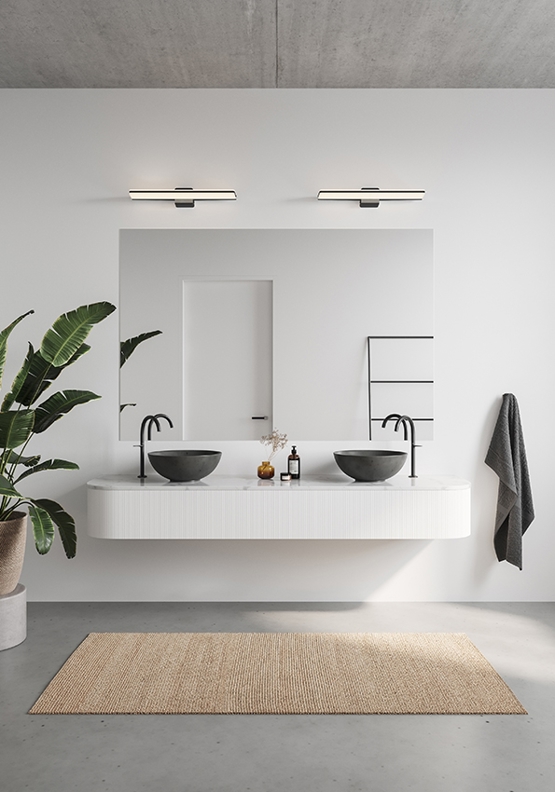 Tinia 60 kinkiet, czarny