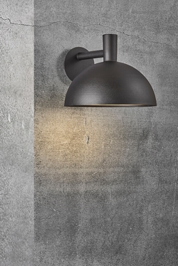 Arki 35 zewnętrzna lampa ścienna E27, czarna
