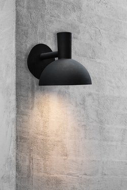 Arki 20 zewnętrzna lampa ścienna, czarna
