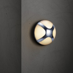 Cross 20 zewnętrzna lampa ścienna, stal ocynkowana