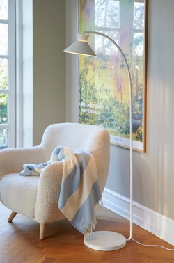 Dial lampa podłogowa, biała