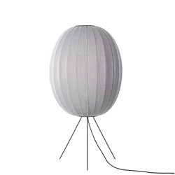 Knit-Wit Ø65 lampa podłogowa medium, srebrna