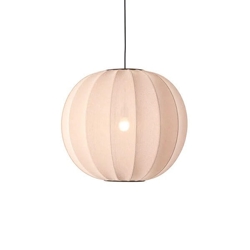 Knit-Wit Ø60 okrągła lampa wisząca, sandstone