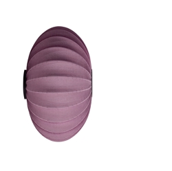 Knit-Wit Ø76 owalna lampa ścienna/sufitowa, burgund