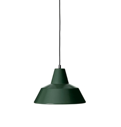 Lampa wisząca Workshop W3, racing green