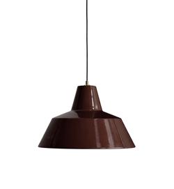 Workshop lampa wisząca W4 Anniversary, chocolate brown
