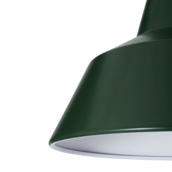 Lampa wisząca Workshop W5, racing green
