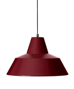 Lampa wisząca Workshop W5, wine red