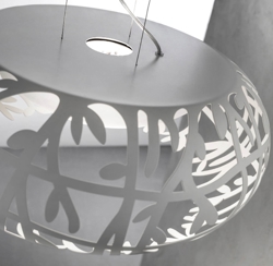 Maggio lampa wisząca, biała