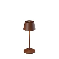 Modi Micro lampa stołowa / lampa bateryjna, corten