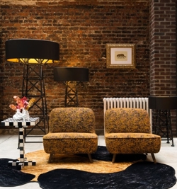 Lampa podłogowa Construction Large, matowa czerń