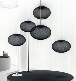 Lampa podłogowa NR2, czarna