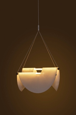 Drape Light 78 lampa wisząca, biała