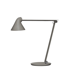 NJP lampa stołowa z podstawą, ciemny alu szary