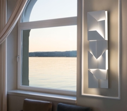 Wall Shadow long kinkiet, biały