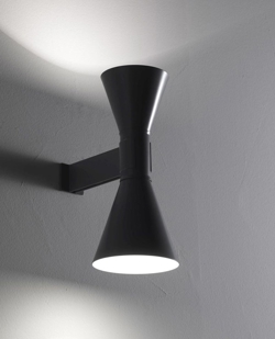 Applique de Marseille Mini kinkiet, czarny