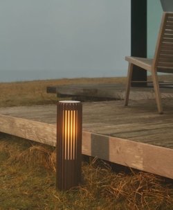Aludra 45 lampa ogrodowa, seaside metaliczny brąz