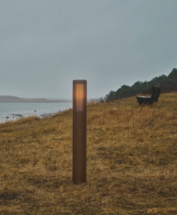 Aludra 95 lampa ogrodowa, seaside metaliczny brąz