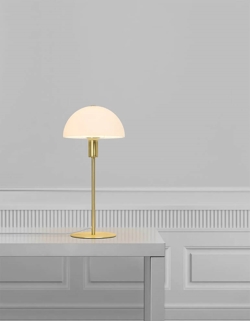 Ellen 20 lampa stołowa, mosiądz/opala