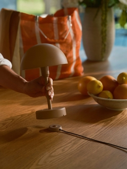 Ellen To-Go lampa bateryjna / lampka stołowa, brązowa