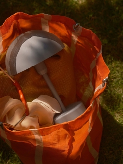 Ellen To-Go lampa bateryjna / stołowa, szara