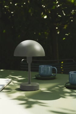 Ellen To-Go lampa bateryjna / stołowa, oliwkowa zieleń