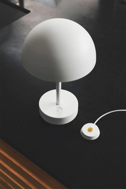 Ellen To-Go lampa bateryjna / lampka stołowa, biała