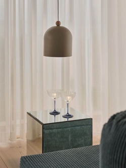 Lampa wisząca Gaston, jasnobrązowa