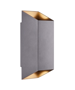 Nico Square 22 zewnętrzna lampa ścienna, antracyt
