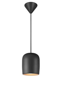 Lampa wisząca Notti 10, czarna