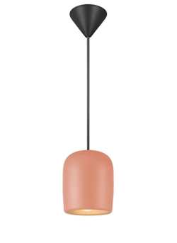 Lampa wisząca Notti 10, terracotta