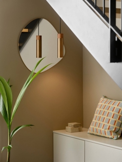 Tilo lampa wisząca, brązowany mosiądz