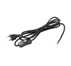 Cablekit, czarny przewód z wyłącznikiem