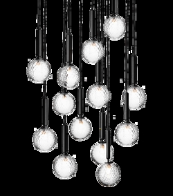 Miira 13 pendel, szary/przezroczysty