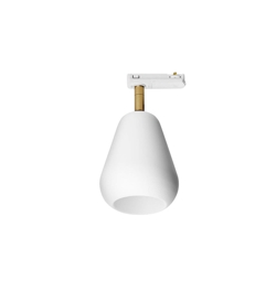 Anoli Spot do szyny, nordic złoty/biały