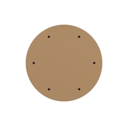 Nuura baldachim na 6 lamp wiszących, nordic gold