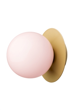 Liila 1 medium kinkiet / lampa sufitowa, nordic gold/rosa