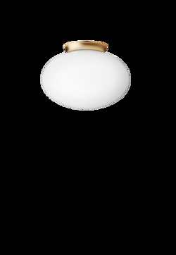 Rizzatto 301 lampa sufitowa, satin brass/opal