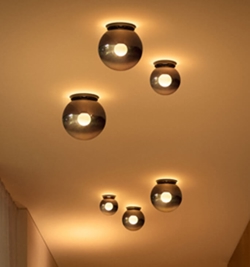 Occhio Luna Piena 160 Up lampa sufitowa, phantom