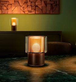Occhio Era Lusso R lampa bateryjna, marrone, air, bronze mesh