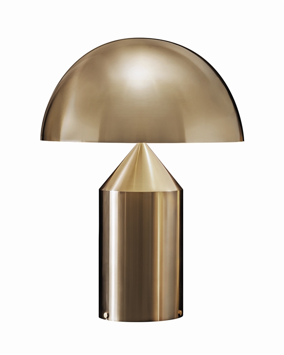 Atollo 233 lampa stołowa, satynowe złoto