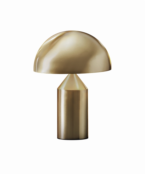Atollo 238 lampa stołowa, satynowe złoto