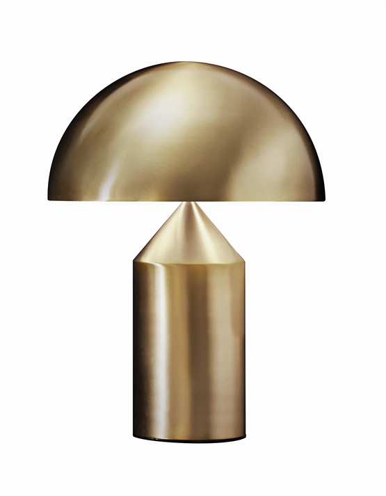 Atollo 239 lampa stołowa, satynowe złoto