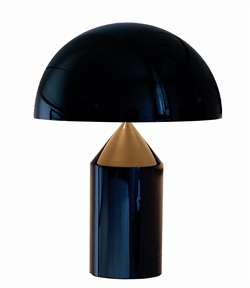 Atollo 233 lampa stołowa, czarna