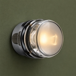 Fresnel lampa ścienna / lampa sufitowa, chromowana